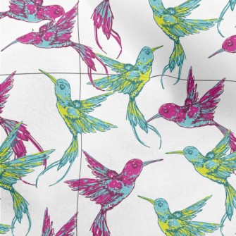 Bicolor Tropical Bird Micro Fleece