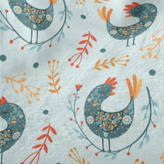 Ethnic Pattern Bird Minky