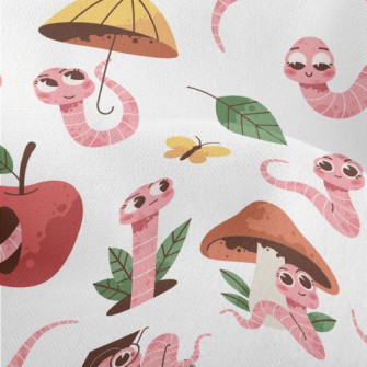 Smart Cartoon Earthworm Lightweight Performance Linen