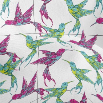 Bicolor Tropical Bird Lightweight Performance Linen