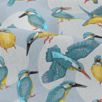 Cartoon Common Kingfisher Modern Jersey