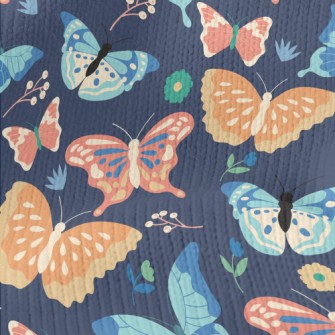 Colorful Cartoon Butterfly Stretch Jersey