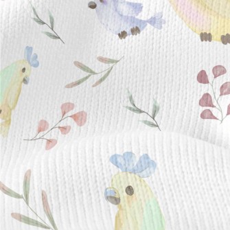 Beautiful Colorful Parrot Stretch Jersey