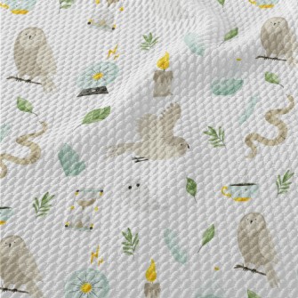 Magical Creatures And Objects Birdseye Piqué