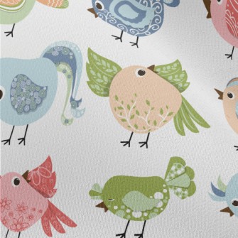 Gorgeous Pattern Bird Chiffon