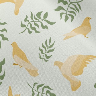 Dove With Olive Leaf Chiffon