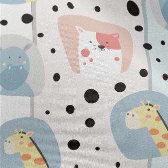 Cute Animal Decoration Chiffon