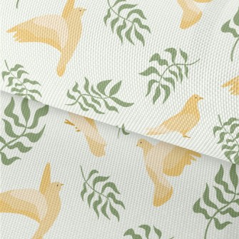 Dove With Olive Leaf Waterproof Oxford