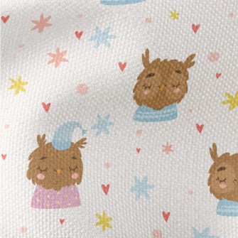 Sleeping Owl Waterproof Canvas