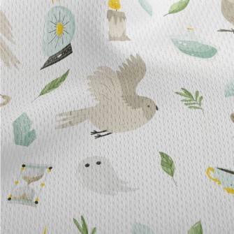 Magical Creatures And Objects Athletic Mesh Flat Back