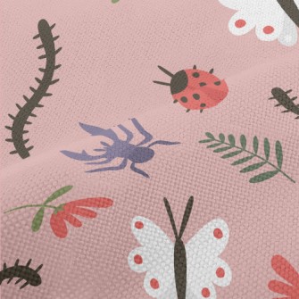 Colorful Cartoon Insects Performance Linen