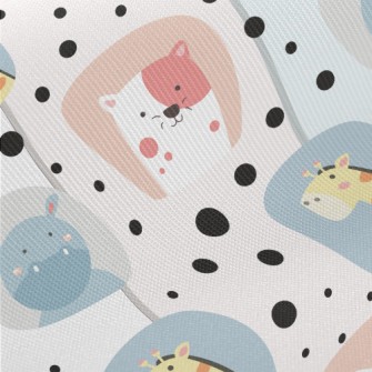 Cute Animal Decoration Twill