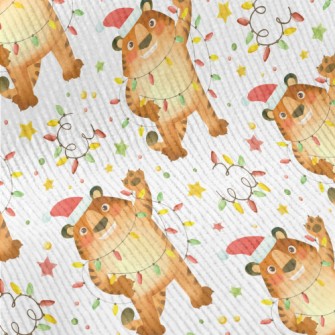 Hand Drawn Tiger Celebrating C Standard Corduroy