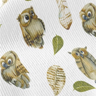 Cute Watercolor Owl Standard Corduroy