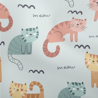 Colorful Cartoon Cat Dobby