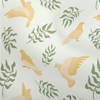 Dove With Olive Leaf Dobby