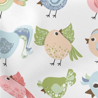 Gorgeous Pattern Bird Stretch Ponte
