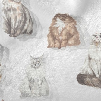 Beautiful Watercolor Pet Cat Minky