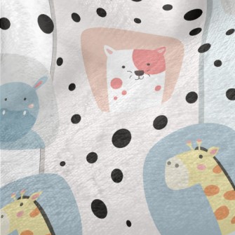 Cute Animal Decoration Minky