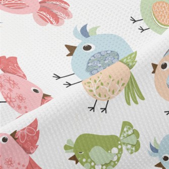 Gorgeous Pattern Bird Piqué