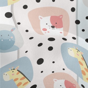 Cute Animal Decoration Lightweight Performance Linen