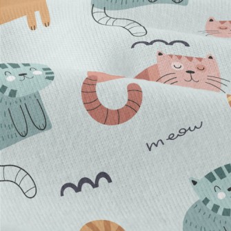 Colorful Cartoon Cat Modern Jersey
