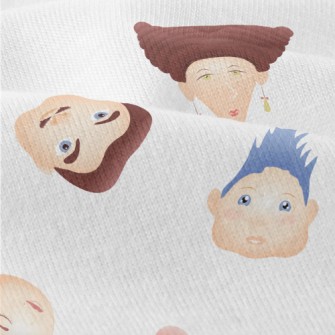 Cartoon Different Faces Modern Jersey