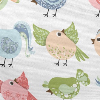 Gorgeous Pattern Bird Pongee
