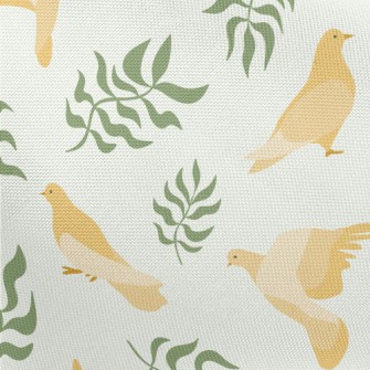 Dove With Olive Leaf Pongee