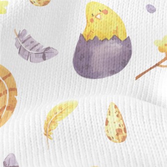 Spring Chicks Born Stretch Jersey