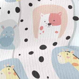 Cute Animal Decoration Stretch Jersey