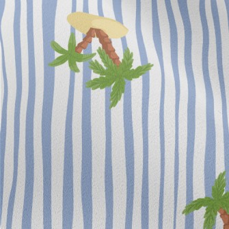 Cute Cartoon Island Chiffon