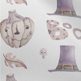 Witch Hat And Jack-o'-lant Chiffon