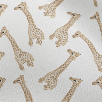 Watercolor Baby Giraffe Chiffon