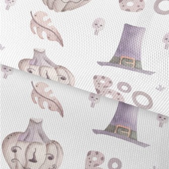 Witch Hat And Jack-o'-lant Waterproof Oxford