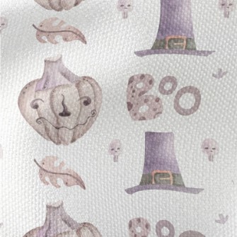 Witch Hat And Jack-o'-lant Waterproof Canvas