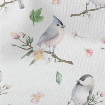 Spring Birds And Flowers Terry