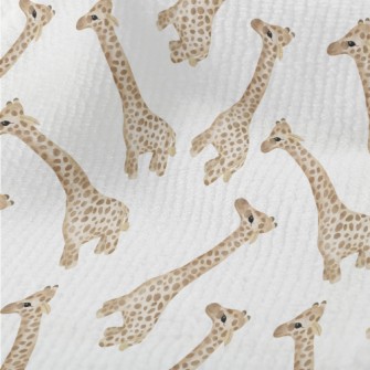 Watercolor Baby Giraffe Terry