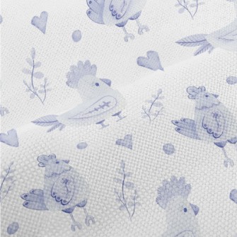 Easter Blue Chick Performance Linen