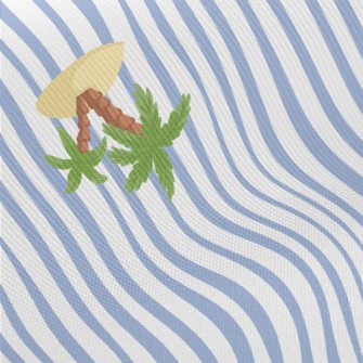 Cute Cartoon Island Twill