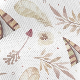 Watercolor Bohemian Elements Standard Corduroy