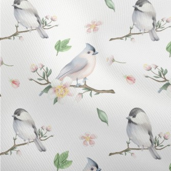 Spring Birds And Flowers Dobby