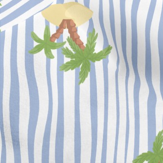 Cute Cartoon Island Micro Fleece