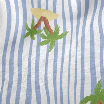 Cute Cartoon Island Minky