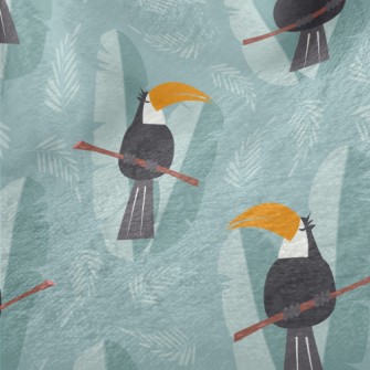 Cartoon Toucan Minky