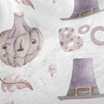 Witch Hat And Jack-o'-lant Minky