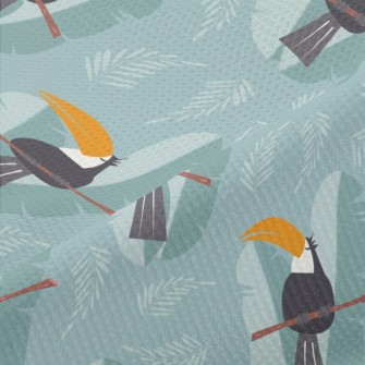 Cartoon Toucan Piqué