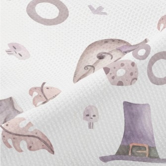 Witch Hat And Jack-o'-lant Piqué