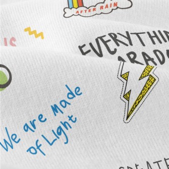Teenagers Text Illustration Modern Jersey