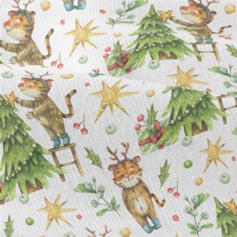 Merry Christmas Tiger Modern Jersey